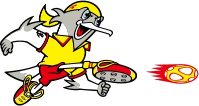 マルチスポーツを体感するギラバンツ選手来館！